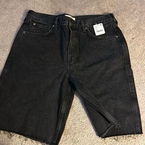 Free People black Bermuda shorts, NWT, size 29